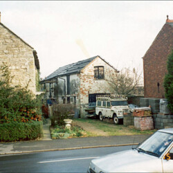 The Black Bull public house in Gold St. c.1996. The pub closed in 1938.
