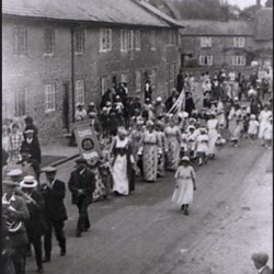Empire Day parade 24 May. Photo from 1930s ?