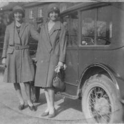 Ditum sisters in Newport Pagnell c.1928