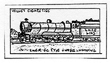Cigarette Crad - LNER loco
