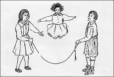 Skipping in a threesome