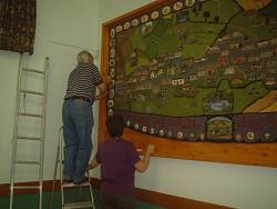 Fixing the Wall Hanging in the frame