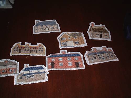 completed houses trimmed