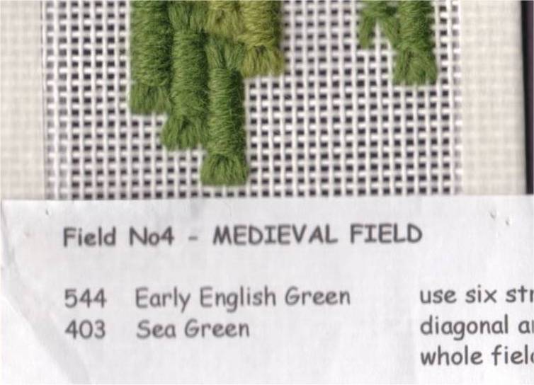 Sample Stitches for fields