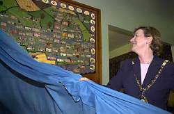 Unveiling by Mayor of Milton Keynes