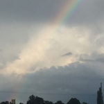 Church + rainbow