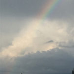 Church + rainbow