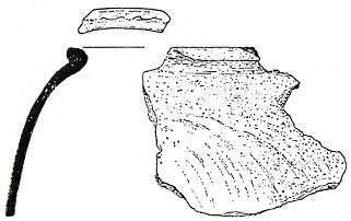 Wheel-thrown sherds: Belgic, chalk and shell-gritted ware, soapy