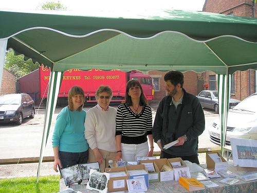 Sherington Historical Society, stall on The Knoll, Mayday 2008