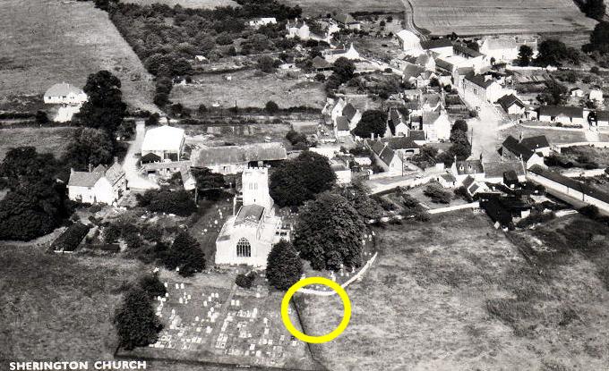 Location of the excavations at St Laud's Church