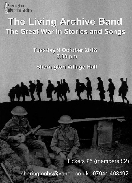 The Living Archive Band - The Great War in Stories and Song poster