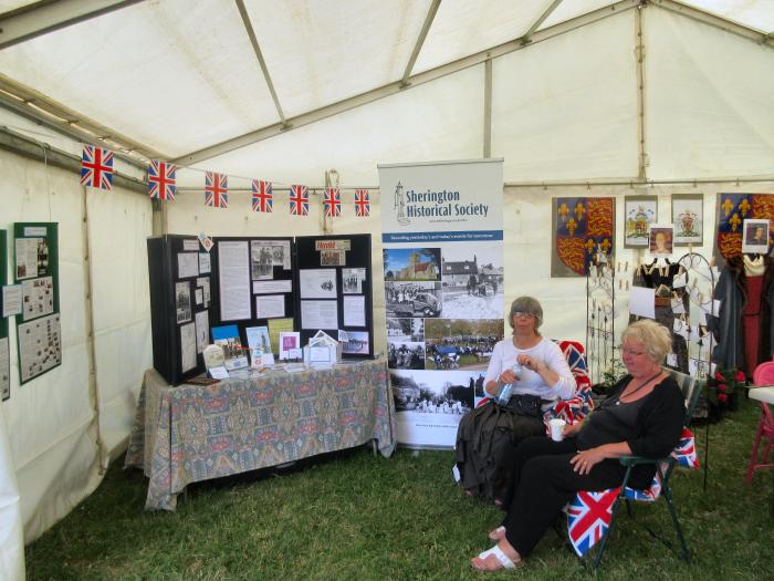 SHS stand at Campbell Park History Festival
