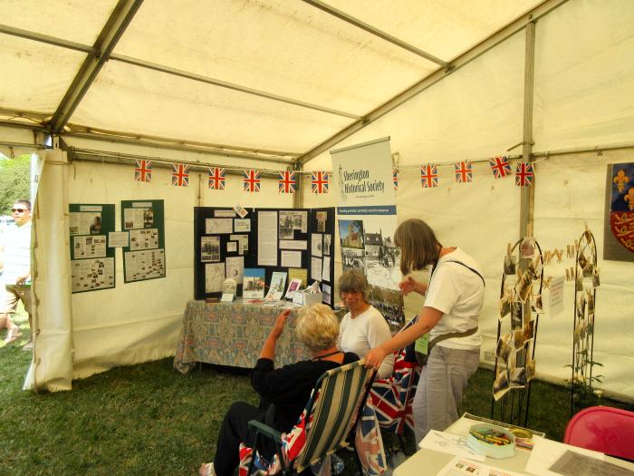 SHS stand at Campbell Park History Festival
