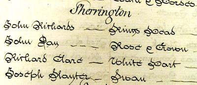 1795 Sherington Victuallers