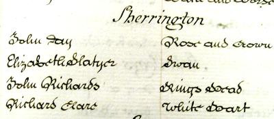 1796 Sherington Victuallers
