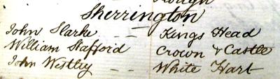 1820 Sherington Victuallers