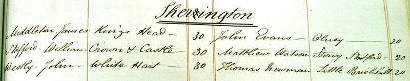 1824 Sherington Victuallers