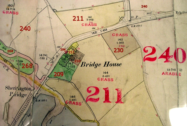 1910 Land Valuation Survey - Sherington Bridge