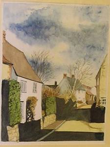 Painting by Caroline Leslie