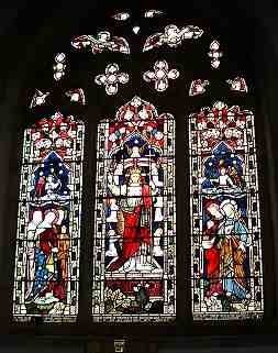 Stained-glass window in the South Aisle of St Laud's