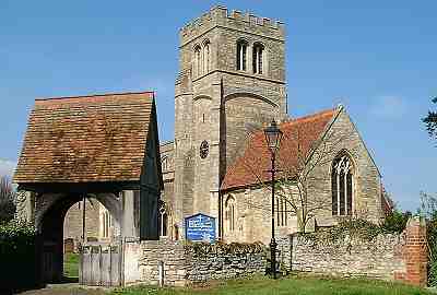 The Lych Gate in front of the church
