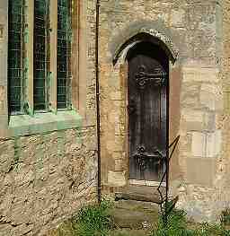 Door to the tower - in SW corner