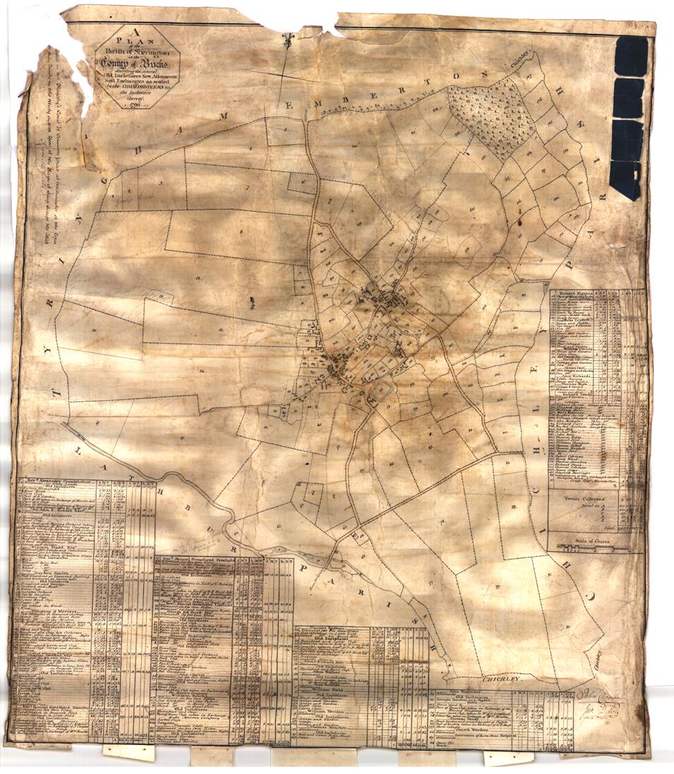 1796 Enclosure Map