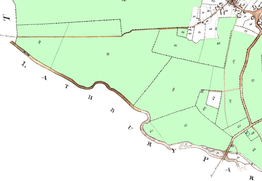 1796 Enclosure Map