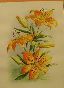 Painting by Helen Harrison