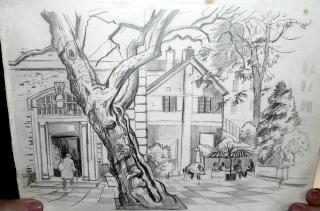 Painting by Lionel Horsnell