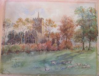 Painting by Edith Lucas