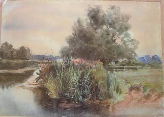 Painting by Edith Lucas