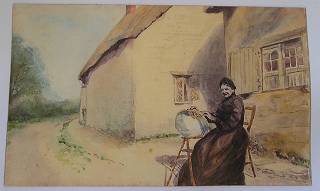 Painting by Edith Lucas