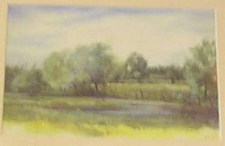 Painting by Edith Lucas