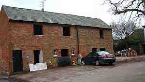 The outbuildings of the White Hart just after work started to convert them into Bed and Breakfast accommodation
