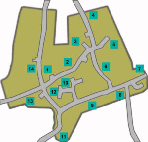 Village Map - Start of Tour