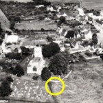 he Churchyard was extended in the late 1950's - the right hand boundary is now straighter. The triangular area now included in the churchyard is where the Iron Age settlement was found. Location of the excavations at St Laud's Church