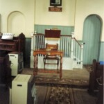 Sherington Congregational Chapel in Crofts End, after the last service.