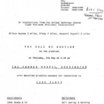 Sherington Congregational Chapel Auction Brochure, page 2.