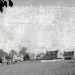 View of the South side properties from the back, c1930s