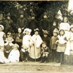 Group in fancy dress, date unknown Group in fancy dress, date unknown