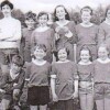 Girls' football Team – believed to be at a Church Fete, date unknown Girls' football Team