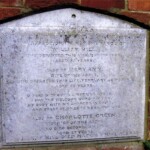 the Memorial Stone for William Hill, his wife Mary Ann, his daughter Charlotte Green, who all died in 1864, and Henry Hill, who died in 1876