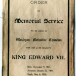 the Order of a Memorial Service for King Edward VII in 1910