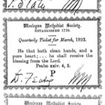 three Quarterly Tickets from March and September 1893