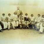 1890s School Minstrel Group with Headmaster Frank Collett 1890s School Minstrel Group