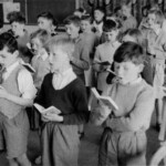 School assembly, c1950s? School assembly, c1950s?