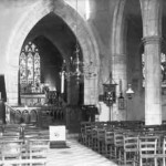 A view of St Laud's Nave, c1950s. Please note that the lighting has now changed from the paraffin or oil lights, but apart from that very little has changed within the church since that time. A view of St Laud's Nave. c1950s. Please note that the lighting has now changed from the paraffin or oil lights, but apart from that very little has changed within the church since that time.