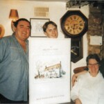 The leaving presentation made to the landlord/lady Kelvin and Mary Locke.
L to R: Kelvin, Kelvin, Mary and Rhian.