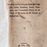 1796 Act of Parliament - Cover